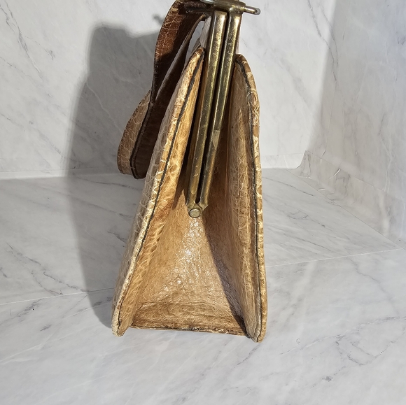 Rare Vintage 1950s-60s Exotic leather purse - Picture 3 of 10